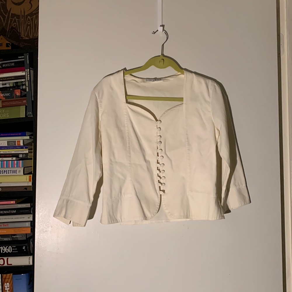 Anne Fontaine MilkMaid fitted Top